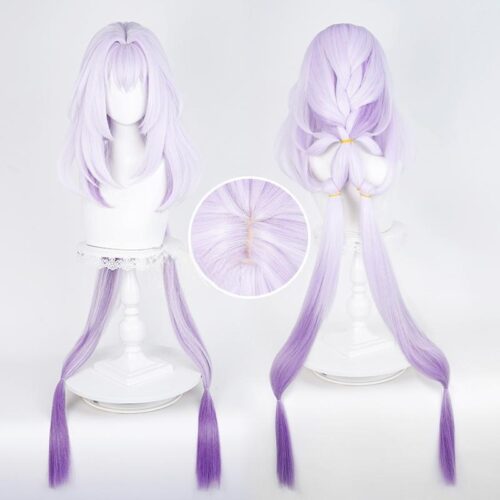 Cosplay Wig Compatible with Honkai: Star Rail Cadtorice Character Wig Halloween props Suitable for role-playing Heat Resistant Stylable Multiple Bright Colors Gift for Comic Exhibition Enthusiasts Holiday