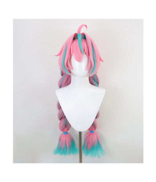 Cosplay Wig Compatible with Genshin impact Vanessa Character Wig Halloween props Suitable for role-playing Heat Resistant Stylable Multiple Bright Colors Gift for Comic Exhibition Enthusiasts Holiday