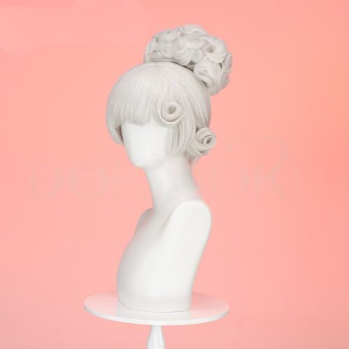 Cosplay Wig Compatible with Hazbin Hotel Clara Popular anime and game characters Wig Halloween props Suitable for role-playing Heat Resistant Stylable Multiple Bright Colors Gift for Comic Exhibition Enthusiasts Holiday
