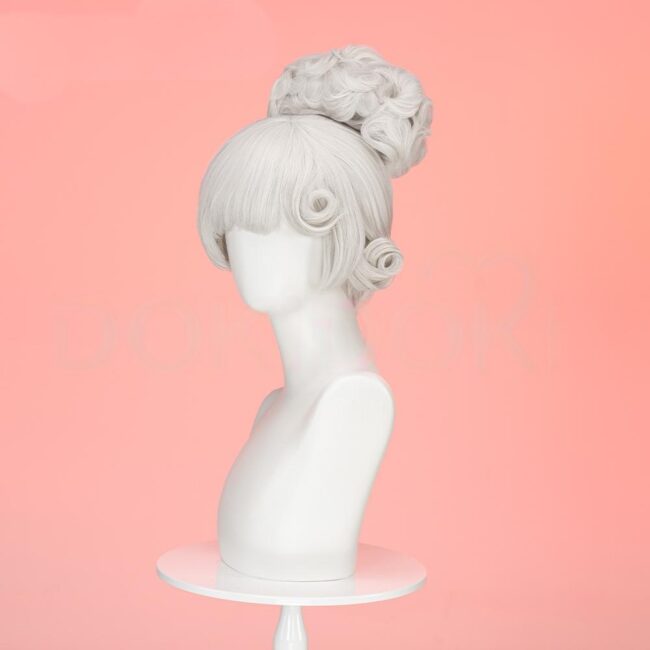 Cosplay Wig Compatible with Hazbin Hotel Clara Popular anime and game characters Wig Halloween props Suitable for role-playing Heat Resistant Stylable Multiple Bright Colors Gift for Comic Exhibition Enthusiasts Holiday