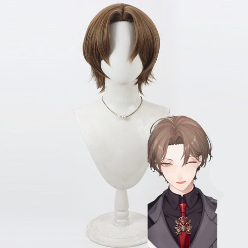 Cosplay Wig Compatible with VTuber Kagami Hayato Character Wig Halloween props Suitable for role-playing Heat Resistant Stylable Multiple Bright Colors Gift for Comic Exhibition Enthusiasts Holiday