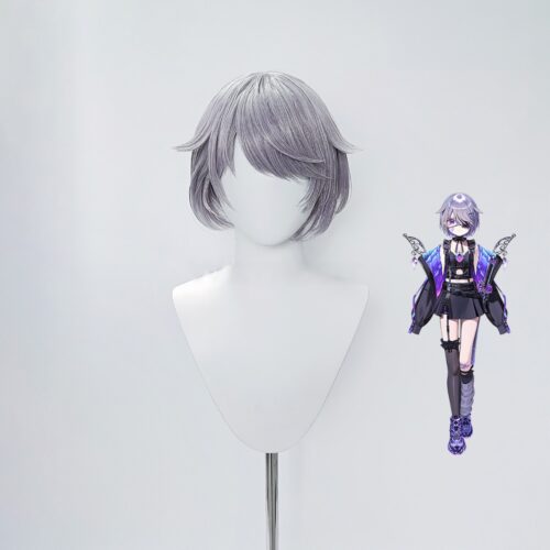 Cosplay Wig Compatible with hololive Koseki Bijou Popular anime and game characters Wig Halloween props Suitable for role-playing Heat Resistant Stylable Multiple Bright Colors Gift for Comic Exhibition Enthusiasts Holiday