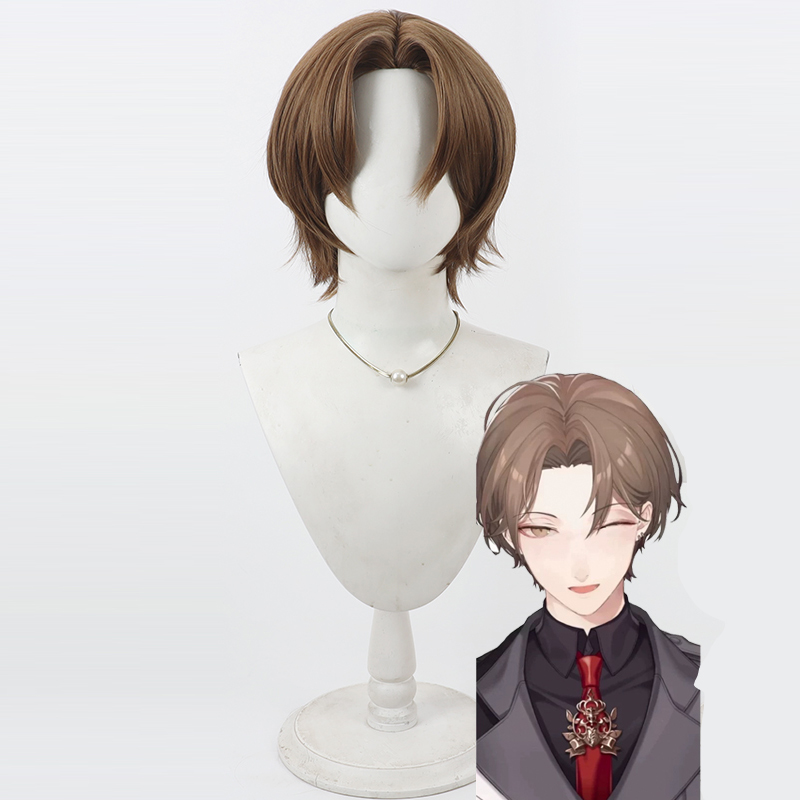 Cosplay Wig Compatible with VTuber Kagami Hayato Character Wig Halloween props Suitable for role-playing Heat Resistant Stylable Multiple Bright Colors Gift for Comic Exhibition Enthusiasts Holiday