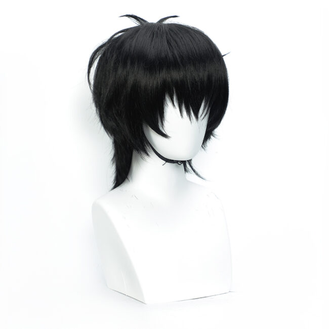 Cosplay Wig Compatible with Gin Tama Hijikata Toushirou Character Wig Halloween props Suitable for role-playing Heat Resistant Stylable Multiple Bright Colors Gift for Comic Exhibition Enthusiasts Holiday - Image 4