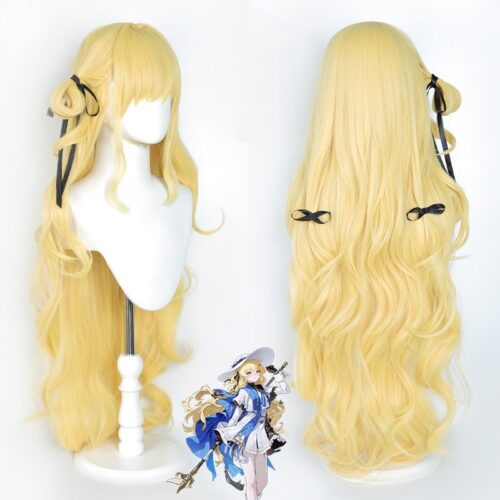 Cosplay Wig Compatible with WutheringWaves Phoebe Character Wig Halloween props Suitable for role-playing Heat Resistant Stylable Multiple Bright Colors Gift for Comic Exhibition Enthusiasts Holiday