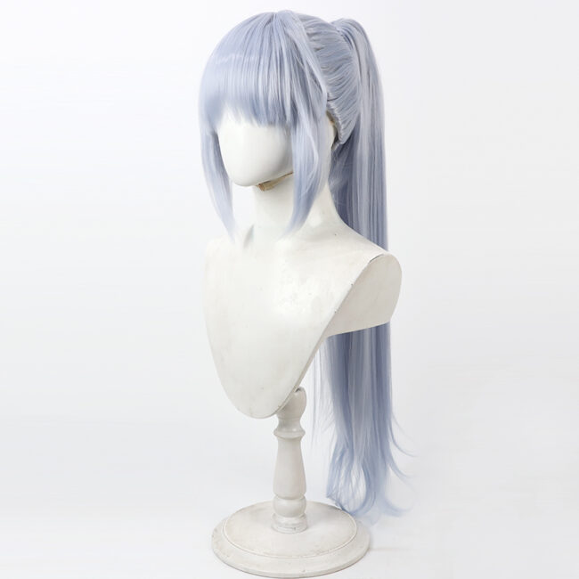 Cosplay Wig Compatible with GODDESS OF VICTORY: NIKKE 藤岡閃 Character Wig Halloween props Suitable for role-playing Heat Resistant Stylable Multiple Bright Colors Gift for Comic Exhibition Enthusiasts Holiday - Image 4