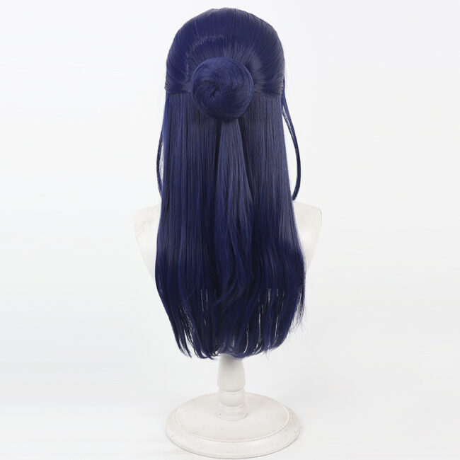 Cosplay Wig Compatible with You and idol Pretty Cure! Aokaze Nana Character Wig Halloween props Suitable for role-playing Heat Resistant Stylable Multiple Bright Colors Gift for Comic Exhibition Enthusiasts Holiday - Image 3