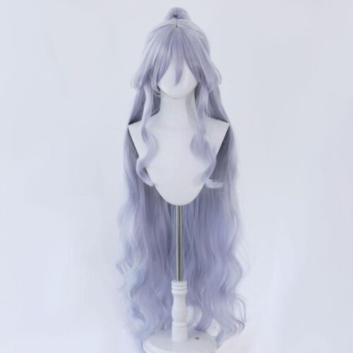 Cosplay Wig Compatible with Arknights 菈玛莲 Character Wig Halloween props Suitable for role-playing Heat Resistant Stylable Multiple Bright Colors Gift for Comic Exhibition Enthusiasts Holiday