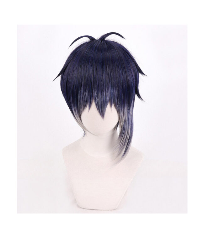 Cosplay Wig Compatible with Touken Ranbu Mikazuki Munechika Character Wig Halloween props Suitable for role-playing Heat Resistant Stylable Multiple Bright Colors Gift for Comic Exhibition Enthusiasts Holiday