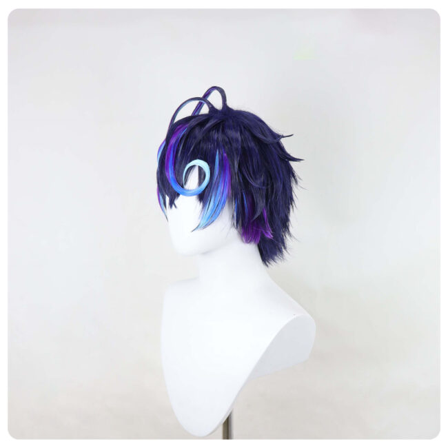 Cosplay Wig Compatible with WACCA Luin Character Wig Suitable for role-playing Heat Resistant Stylable Multiple Bright Colors Gift for Comic Exhibition Enthusiasts Holiday - Image 4