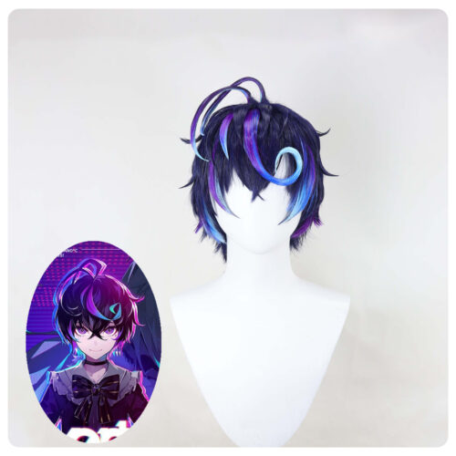 Cosplay Wig Compatible with WACCA Luin Character Wig Suitable for role-playing Heat Resistant Stylable Multiple Bright Colors Gift for Comic Exhibition Enthusiasts Holiday