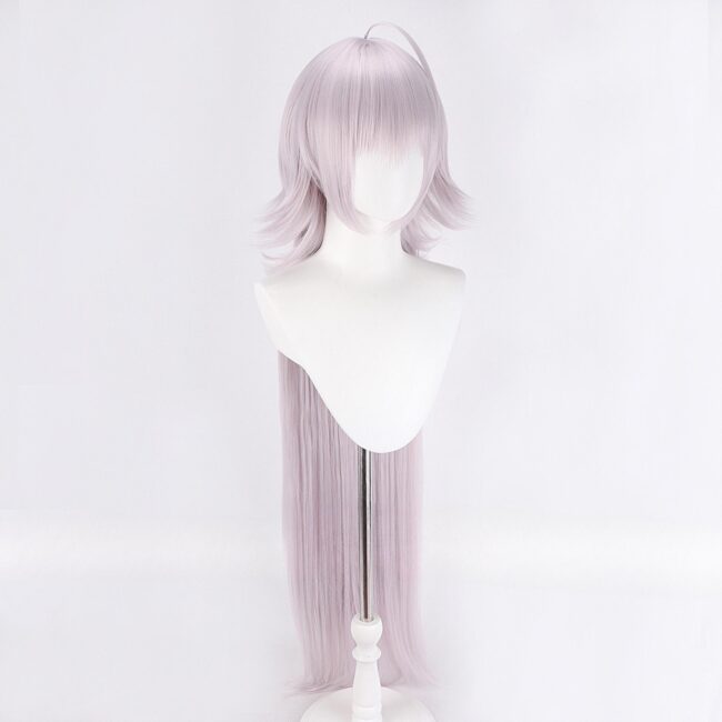 Cosplay Wig Compatible with Fate Grand Order FGO Joan of Arc Alter Character Wig Halloween props Suitable for role-playing Heat Resistant Stylable Multiple Bright Colors Gift for Comic Exhibition Enthusiasts Holiday - Image 4
