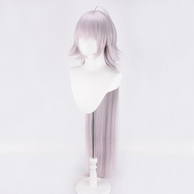 Cosplay Wig Compatible with Fate Grand Order FGO Joan of Arc Alter Character Wig Halloween props Suitable for role-playing Heat Resistant Stylable Multiple Bright Colors Gift for Comic Exhibition Enthusiasts Holiday - Image 2