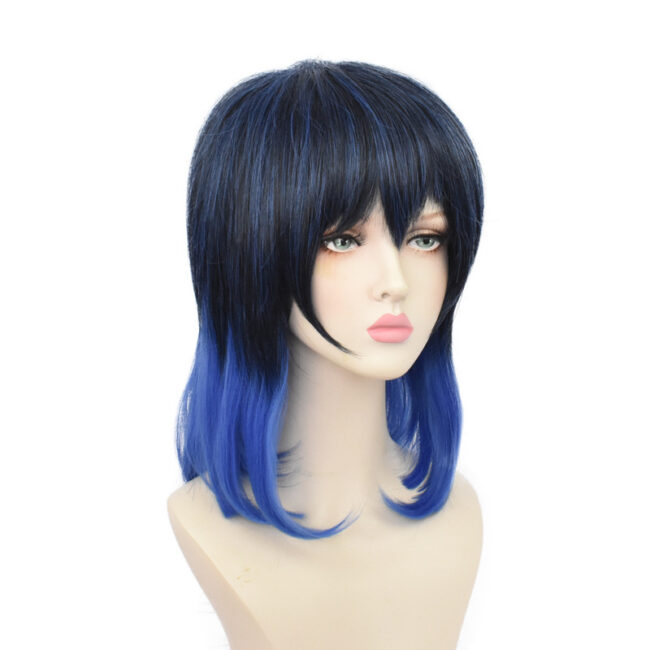 Cosplay Wig Compatible with Kimetsu no Yaiba Hashibira Inosuke Character Wig Halloween props Suitable for role-playing Heat Resistant Stylable Multiple Bright Colors Gift for Comic Exhibition Enthusiasts Holiday - Image 2