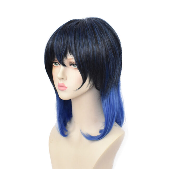 Cosplay Wig Compatible with Kimetsu no Yaiba Hashibira Inosuke Character Wig Halloween props Suitable for role-playing Heat Resistant Stylable Multiple Bright Colors Gift for Comic Exhibition Enthusiasts Holiday - Image 3