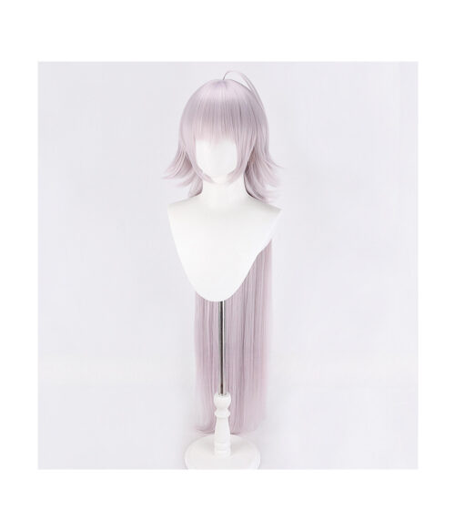 Cosplay Wig Compatible with Fate Grand Order FGO Joan of Arc Alter Character Wig Halloween props Suitable for role-playing Heat Resistant Stylable Multiple Bright Colors Gift for Comic Exhibition Enthusiasts Holiday