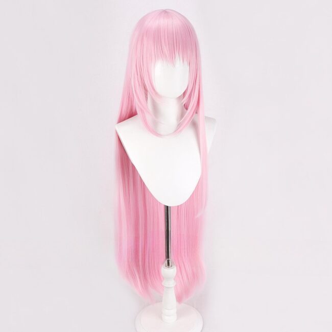 Cosplay Wig Compatible with Megurine Luka Character Wig Halloween props Suitable for role-playing Heat Resistant Stylable Multiple Bright Colors Gift for Comic Exhibition Enthusiasts Holiday - Image 4