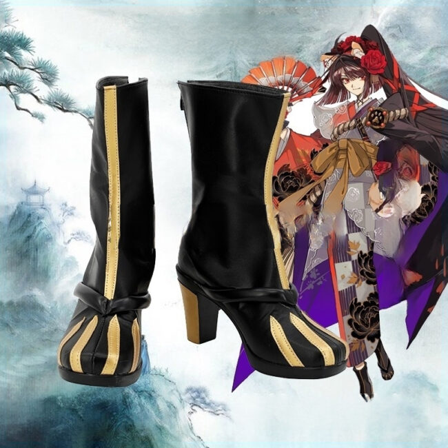 Cosplay Colorful Shoes Compatible with Fate Grand Order FGO Kyokutei Bakin Anime and Games Gift for Role Playing Enthusiasts Comic Exhibitions Parties Photography Costumes Graduation Season Dress Up