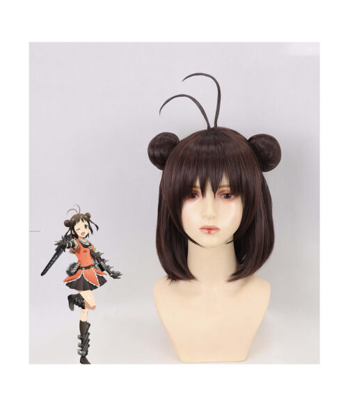 Cosplay Wig Compatible with Azur Lane 那珂 なか Character Wig Halloween props Suitable for role-playing Heat Resistant Stylable Multiple Bright Colors Gift for Comic Exhibition Enthusiasts Holiday
