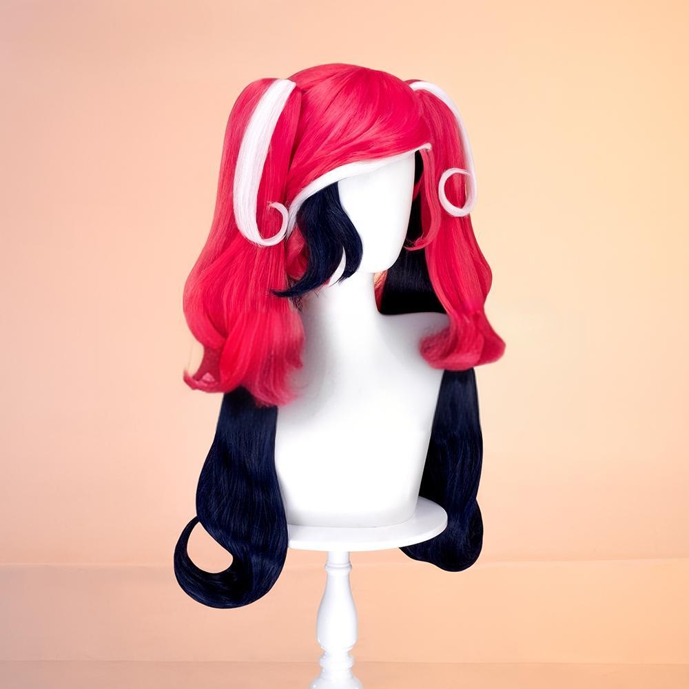 Cosplay Wig Compatible with Hazbin Hotel Valentino Popular anime and game characters Wig Halloween props Suitable for role-playing Heat Resistant Stylable Multiple Bright Colors Gift for Comic Exhibition Enthusiasts Holiday - Image 3