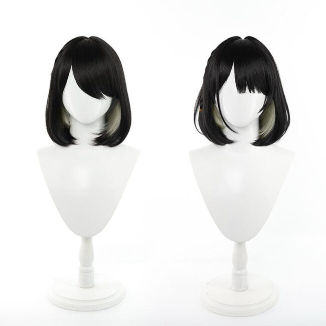 Cosplay Wig Compatible with 新月同行 むすび Character Wig Halloween props Suitable for role-playing Heat Resistant Stylable Multiple Bright Colors Gift for Comic Exhibition Enthusiasts Holiday - Image 3