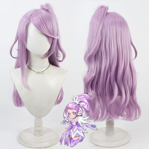 Cosplay Wig Compatible with DokiDoki! Pretty Cure Cure Sword Character Wig Halloween props Suitable for role-playing Heat Resistant Stylable Multiple Bright Colors Gift for Comic Exhibition Enthusiasts Holiday