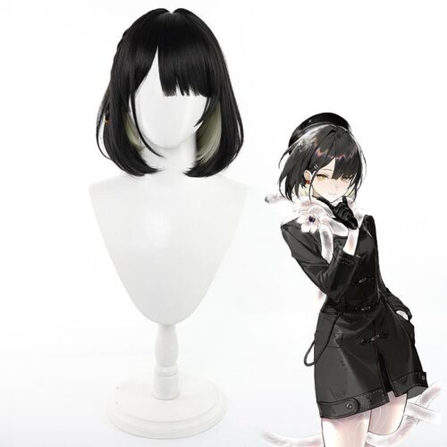 Cosplay Wig Compatible with 新月同行 むすび Character Wig Halloween props Suitable for role-playing Heat Resistant Stylable Multiple Bright Colors Gift for Comic Exhibition Enthusiasts Holiday