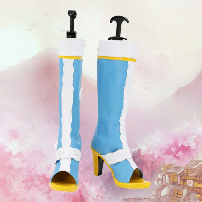 Cosplay Colorful Shoes Compatible with Aikatsu STARS! Nijino Yume Anime and Games Gift for Role Playing Enthusiasts Comic Exhibitions Parties Photography Costumes Graduation Season Dress Up - Image 3