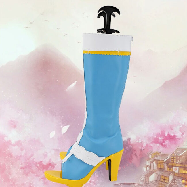 Cosplay Colorful Shoes Compatible with Aikatsu STARS! Nijino Yume Anime and Games Gift for Role Playing Enthusiasts Comic Exhibitions Parties Photography Costumes Graduation Season Dress Up - Image 4