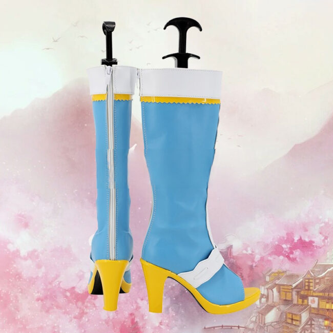 Cosplay Colorful Shoes Compatible with Aikatsu STARS! Nijino Yume Anime and Games Gift for Role Playing Enthusiasts Comic Exhibitions Parties Photography Costumes Graduation Season Dress Up - Image 2
