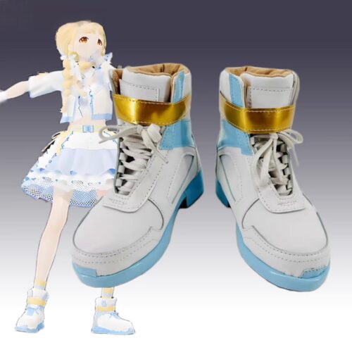 Cosplay Colorful Shoes Compatible with Gakuen IDOLM@STER Kotone Fujita Anime and Games Gift for Role Playing Enthusiasts Comic Exhibitions Parties Photography Costumes Graduation Season Dress Up