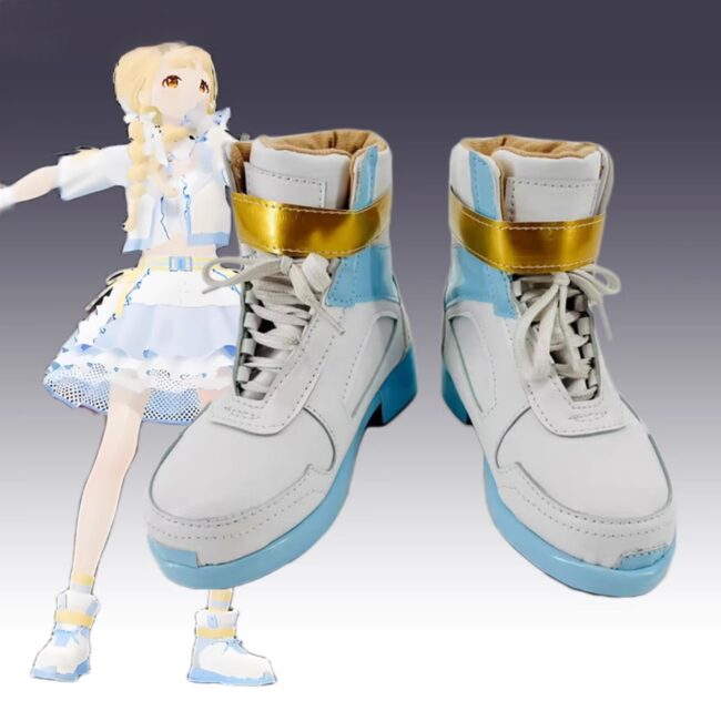 Cosplay Colorful Shoes Compatible with Gakuen IDOLM@STER Kotone Fujita Anime and Games Gift for Role Playing Enthusiasts Comic Exhibitions Parties Photography Costumes Graduation Season Dress Up
