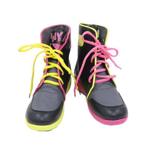 Cosplay Colorful Shoes Compatible with VTuber Tokoyami Towa Anime and Games Gift for Role Playing Enthusiasts Comic Exhibitions Parties Photography Costumes Graduation Season Dress Up
