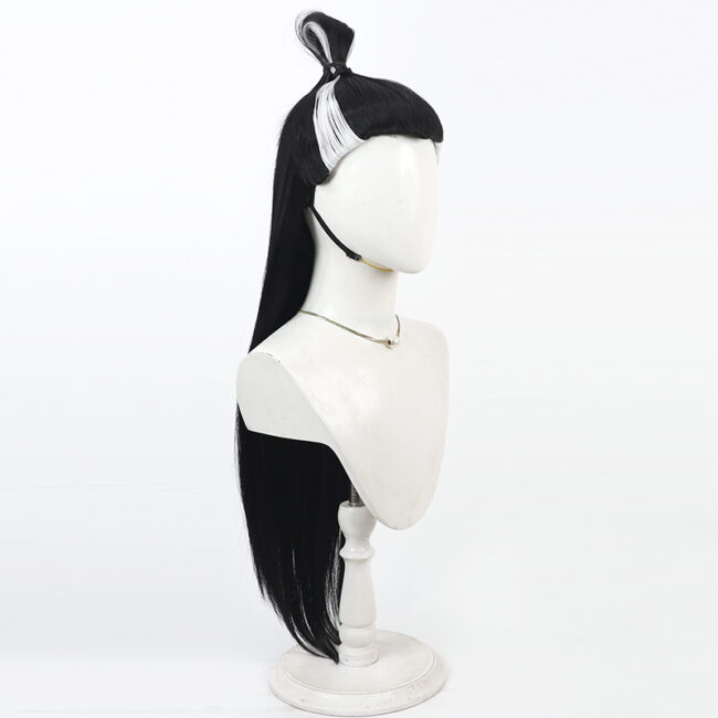 Cosplay Wig Compatible with Ne Zha 申公豹 Character Wig Halloween props Suitable for role-playing Heat Resistant Stylable Multiple Bright Colors Gift for Comic Exhibition Enthusiasts Holiday - Image 4