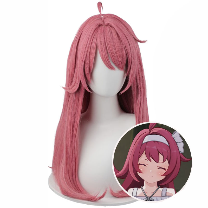 Cosplay Wig Compatible with Clervie クリーヴ Character Wig Halloween props Suitable for role-playing Heat Resistant Stylable Multiple Bright Colors Gift for Comic Exhibition Enthusiasts Holiday
