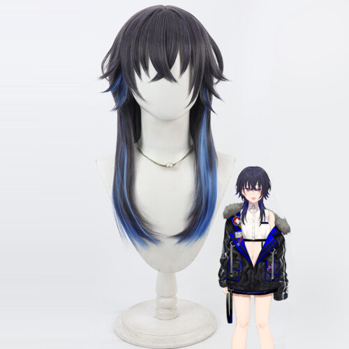 Cosplay Wig Compatible with VTuber Reika Ichinose Character Wig Halloween props Suitable for role-playing Heat Resistant Stylable Multiple Bright Colors Gift for Comic Exhibition Enthusiasts Holiday