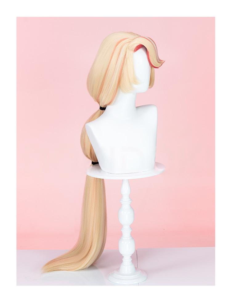 Cosplay Wig Compatible with Hazbin Hotel Charlie Morningstar Popular anime and game characters Wig Halloween props Suitable for role-playing Heat Resistant Stylable Multiple Bright Colors Gift for Comic Exhibition Enthusiasts Holiday - Image 3
