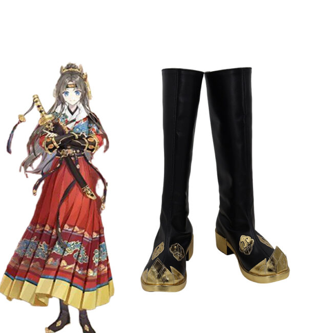 Cosplay Colorful Shoes Compatible with The tale of food 英姿飞扬 Anime and Games Gift for Role Playing Enthusiasts Comic Exhibitions Parties Photography Costumes Graduation Season Dress Up