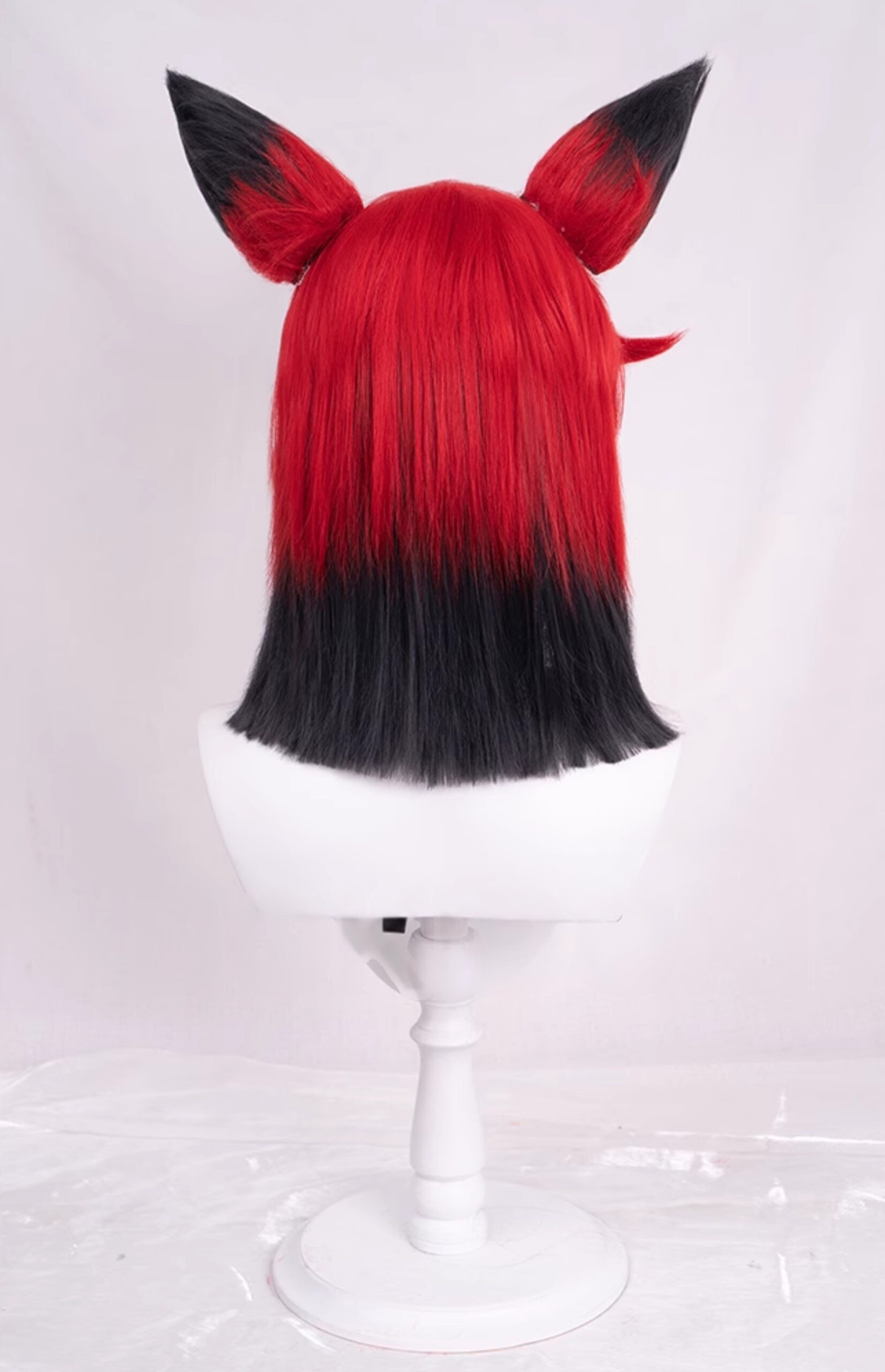 Cosplay Wig Compatible with Hazbin Hotel Alastor Popular anime and game characters Wig Halloween props Suitable for role-playing Heat Resistant Stylable Multiple Bright Colors Gift for Comic Exhibition Enthusiasts Holiday - Image 4