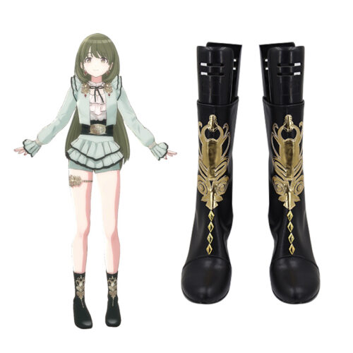 Cosplay Colorful Shoes Compatible with THE IDOLM@STER SHINY COLORS Anime and Games Gift for Role Playing Enthusiasts Comic Exhibitions Parties Photography Costumes Graduation Season Dress Up