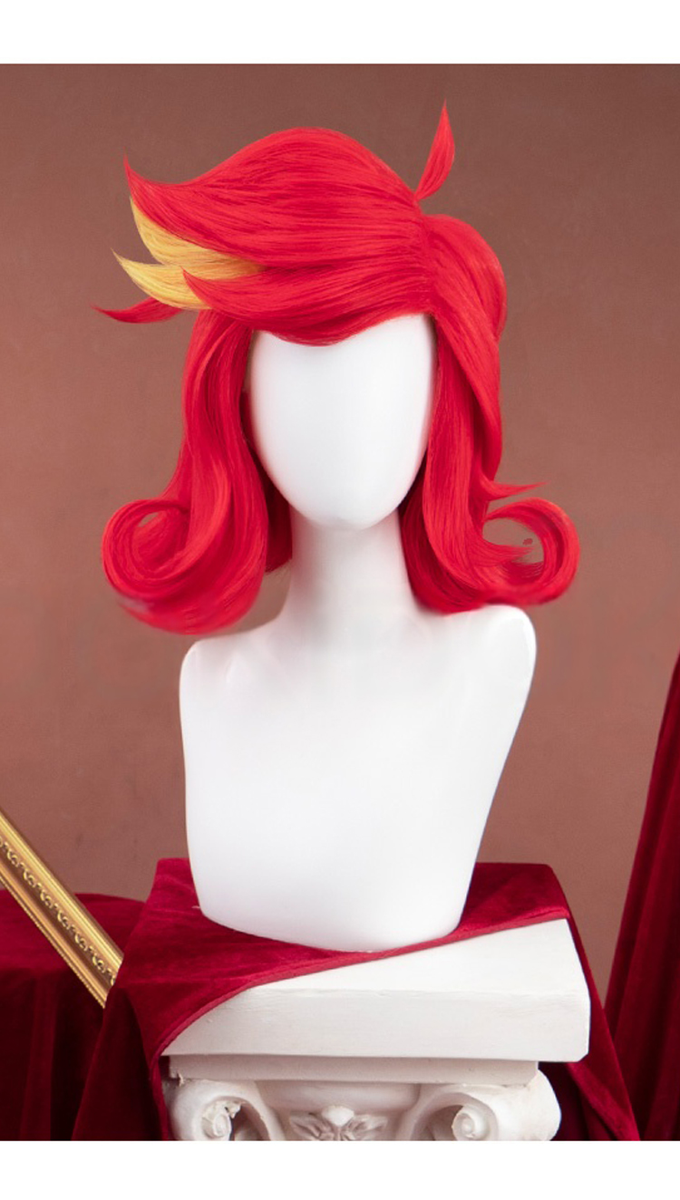 Cosplay Wig Compatible with Hazbin Hotel Niffy (Need styling) Popular anime and game characters Wig Halloween props Suitable for role-playing Heat Resistant Stylable Multiple Bright Colors Gift for Comic Exhibition Enthusiasts Holiday