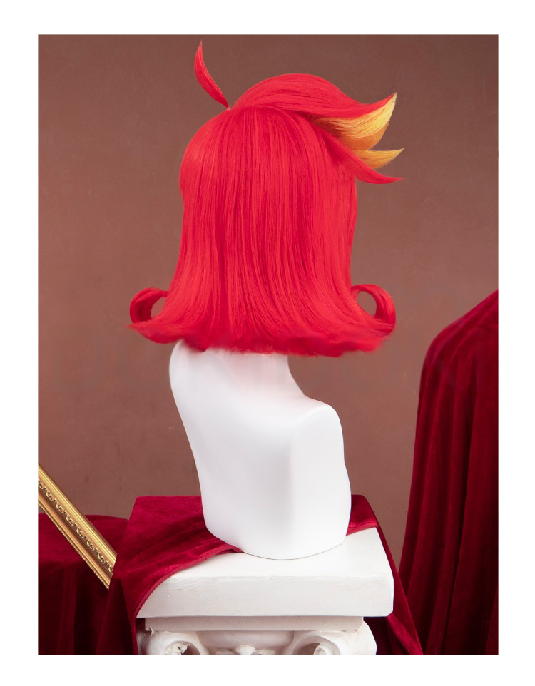 Cosplay Wig Compatible with Hazbin Hotel Niffy (Need styling) Popular anime and game characters Wig Halloween props Suitable for role-playing Heat Resistant Stylable Multiple Bright Colors Gift for Comic Exhibition Enthusiasts Holiday - Image 2