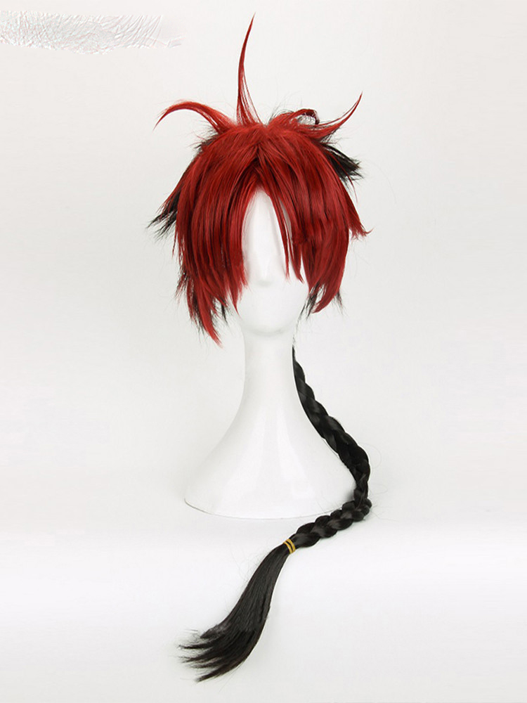 Cosplay Wig Compatible with Seraph of the end Crowley Eusford Character Wig Halloween props Suitable for role-playing Heat Resistant Stylable Multiple Bright Colors Gift for Comic Exhibition Enthusiasts Holiday - Image 3