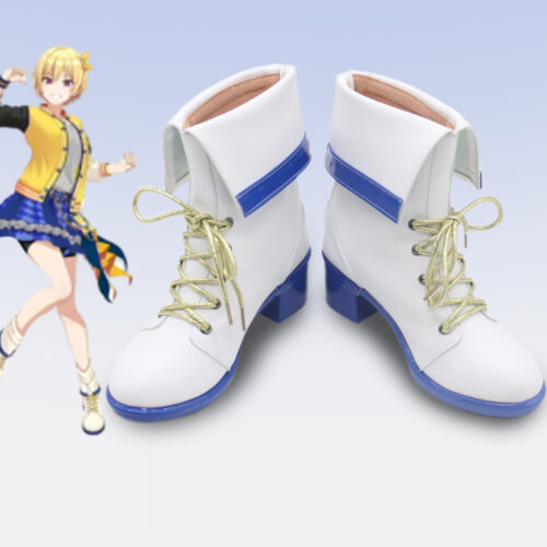 Cosplay Colorful Shoes Compatible with THE IDOLM@STER SHINY COLORS Saijo Juri Anime and Games Gift for Role Playing Enthusiasts Comic Exhibitions Parties Photography Costumes Graduation Season Dress Up