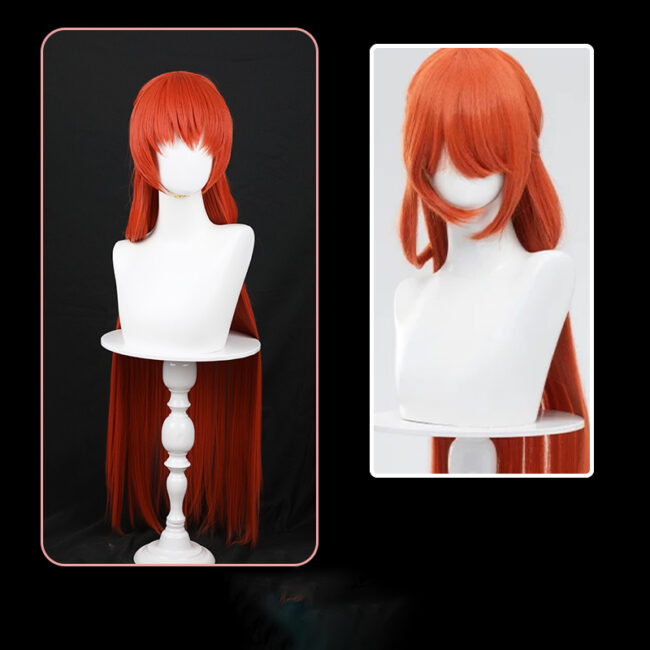 Cosplay Wig Compatible with Dragon Raja Uesugi Erii Character Wig Halloween props Suitable for role-playing Heat Resistant Stylable Multiple Bright Colors Gift for Comic Exhibition Enthusiasts Holiday - Image 4