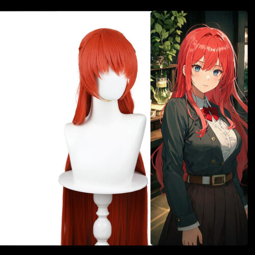 Cosplay Wig Compatible with Dragon Raja Uesugi Erii Character Wig Halloween props Suitable for role-playing Heat Resistant Stylable Multiple Bright Colors Gift for Comic Exhibition Enthusiasts Holiday