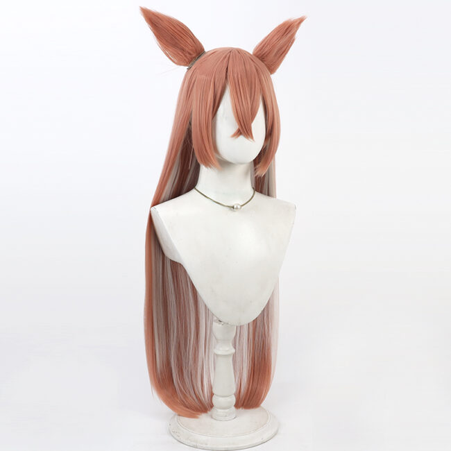 Cosplay Wig Compatible with Blue Archive Project MX Akeshiro Rumi Character Wig Halloween props Suitable for role-playing Heat Resistant Stylable Multiple Bright Colors Gift for Comic Exhibition Enthusiasts Holiday - Image 4