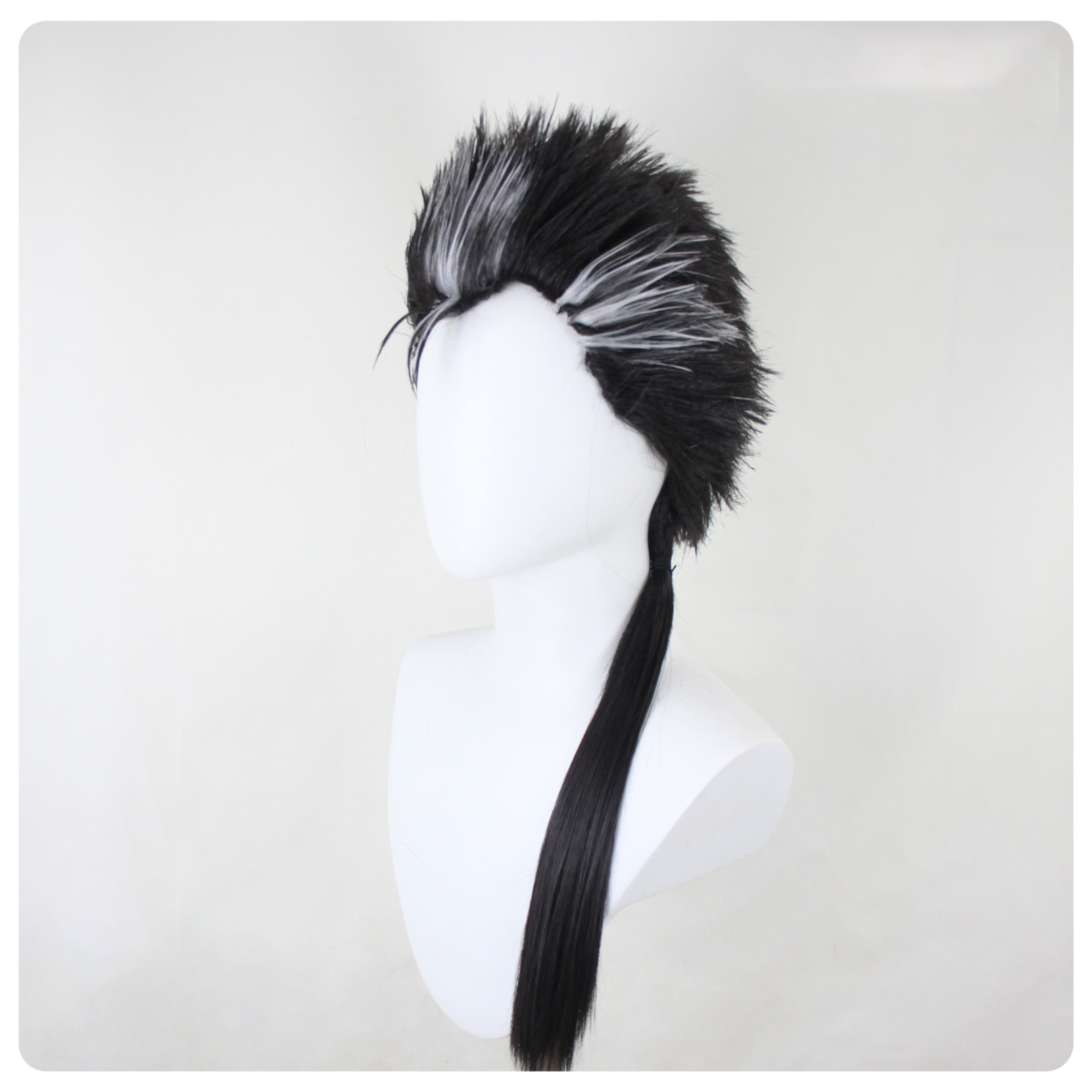 Cosplay Wig Compatible with Final Fantasy Auron Character Wig Halloween props Suitable for role-playing Heat Resistant Stylable Multiple Bright Colors Gift for Comic Exhibition Enthusiasts Holiday - Image 4