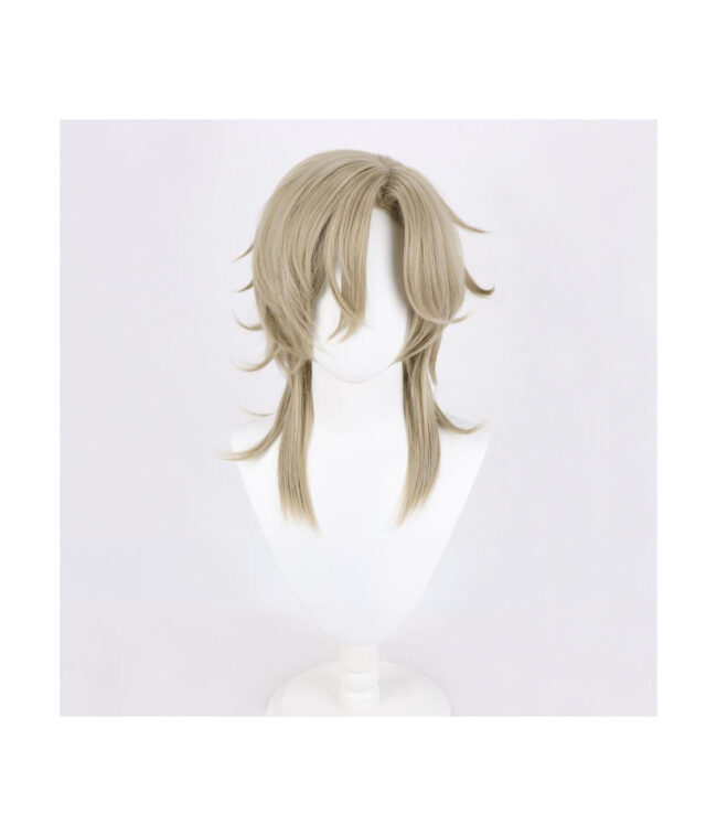 Cosplay Wig Compatible with Honkai: Star Rail Aventurine Character Wig Halloween props Suitable for role-playing Heat Resistant Stylable Multiple Bright Colors Gift for Comic Exhibition Enthusiasts Holiday