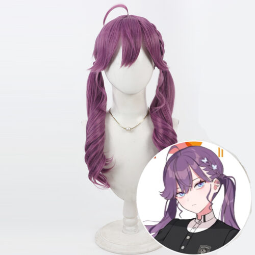 Cosplay Wig Compatible with Gakuen IDOLM@STER Kaya Rinha Character Wig Halloween props Suitable for role-playing Heat Resistant Stylable Multiple Bright Colors Gift for Comic Exhibition Enthusiasts Holiday